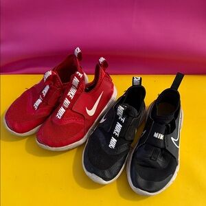 Nike Kids Red and Black Sneakers